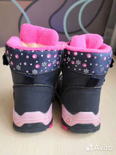 Ботинки зимние, размер 23