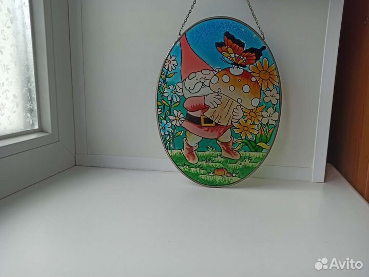 Панно цветное стекло Англия. Ручная работа