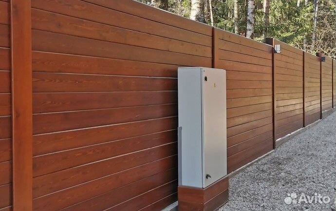 Планкен для забора лиственница