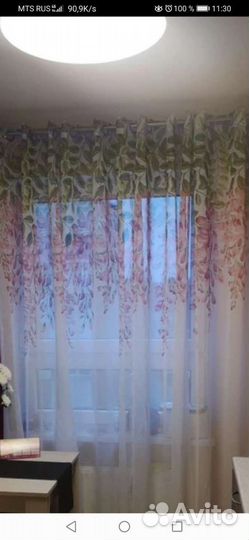 Тюль на кухню новый