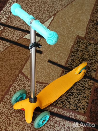 Самокат детский трехколесный бу