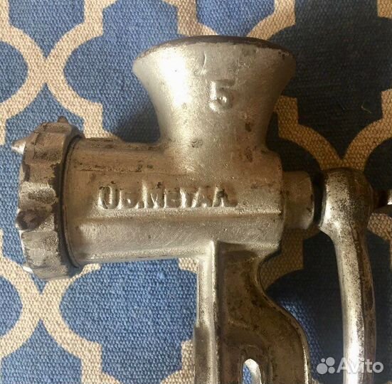 СССР — 40-е годы. Мясорубка об. Металл. Л-град