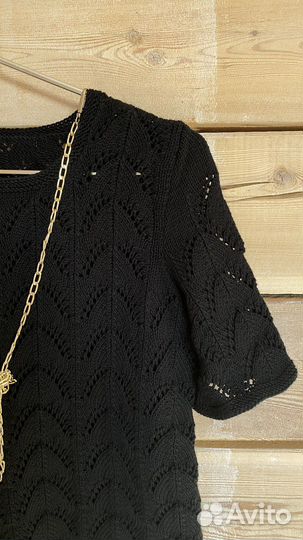 Вязаная футболка, кофточка, блуза