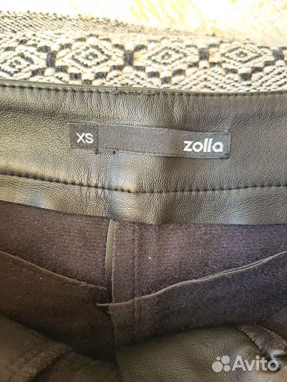 Кожаные брюки женские