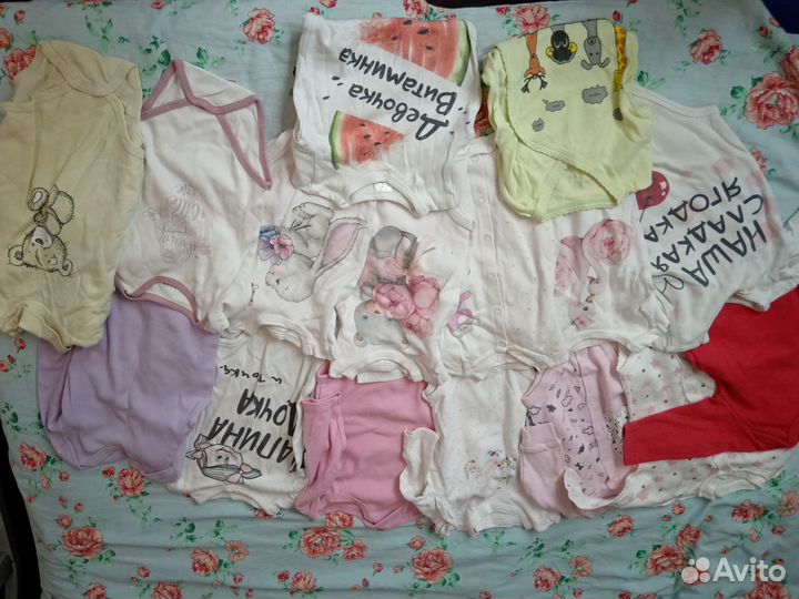 Вещи для девочки от 52 до 80 см