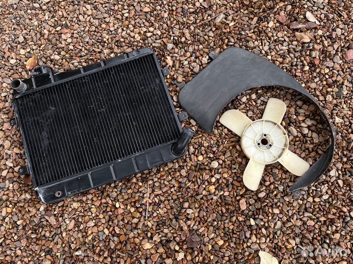 Радиатор, вентилятор, диффузор ваз 2101