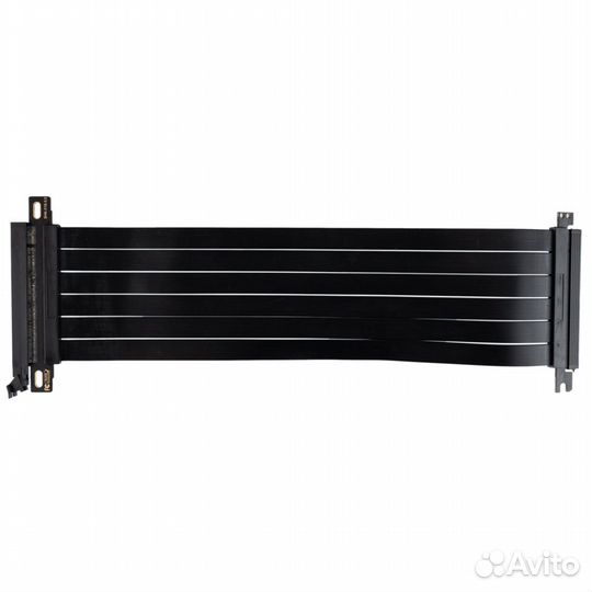 Райзер для видеокарты PCI-E 3.0x16 прямой, черный