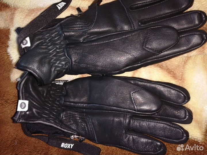 Перчатки кожаные, новые
