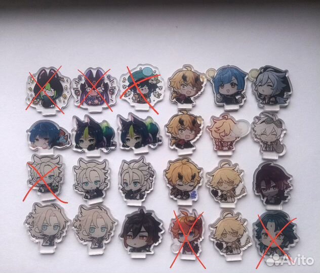 Акриловые мини стенды Геншин импакт