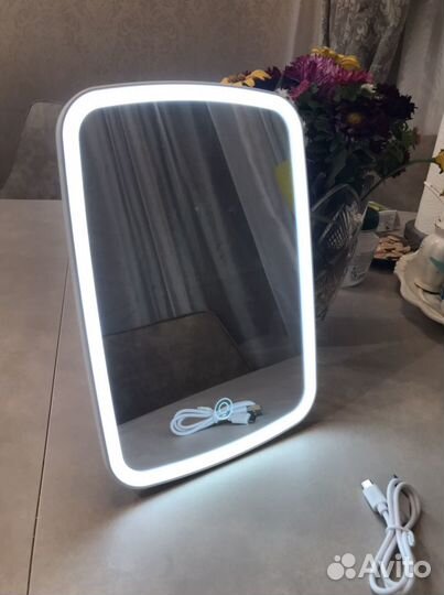 Led зеркало настольное