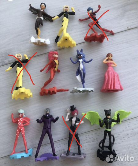 Игрушки из киндера леди баг