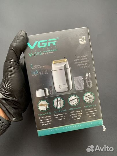 Шейвер Электробритва беспроводная VGR V-398