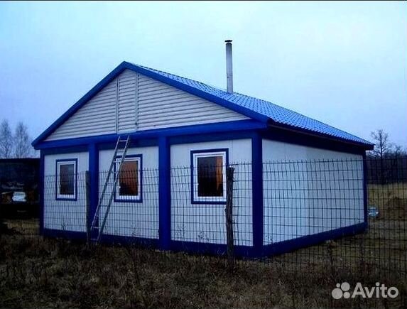 Домик из контейнера