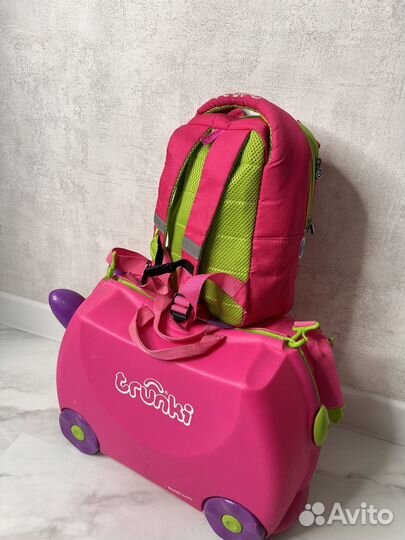 Чемодан детский и рюкзак Trunki