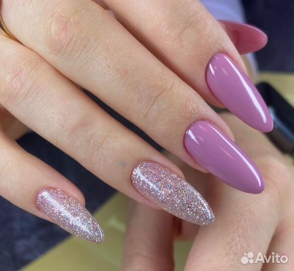 Модель на маникюр наращивание