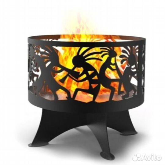 Гриль чаша из стали 80см