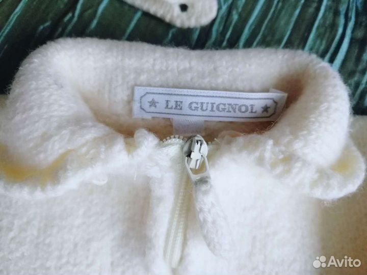 Кофта Le Guignol Италия шерсть на 3 мес