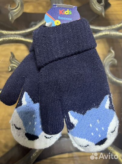 Варежки детские новые