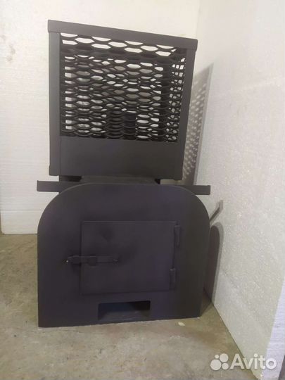 Печь для бани с баком