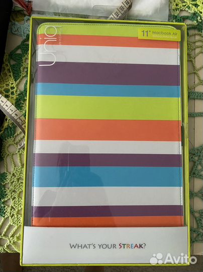 Кожаный чехол для macbook 11,6 дюймов