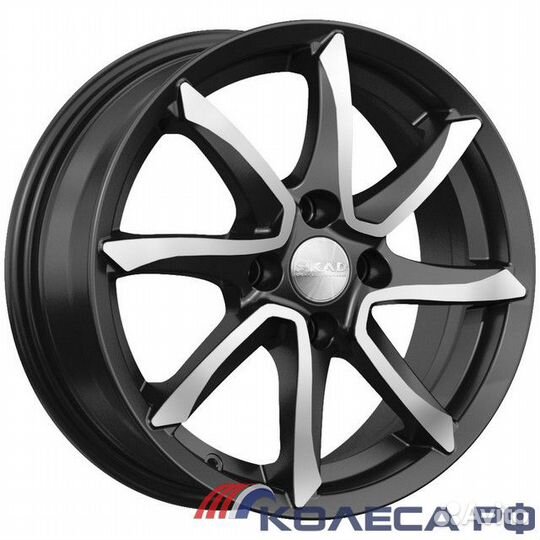 Диски осака 6/15 4x100 ET48 d54.1 алмазбархатновый