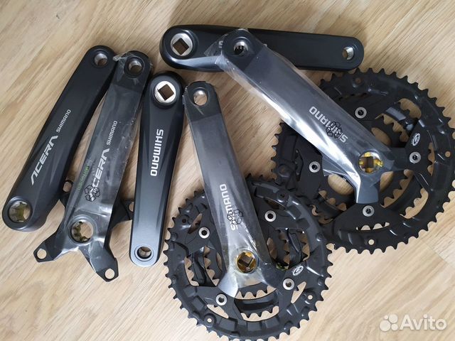 Система шатуны shimano M3000 квадрат и octalink