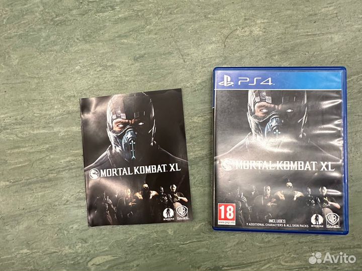 Диск Mortal kombat Xl ps4