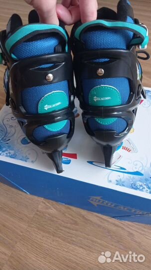 Коньки раздвижные 33-36