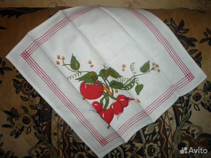 Скатерть и 6 салфеток лен