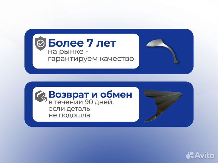 Ремонтные пороги и арки Dodge Румянцево