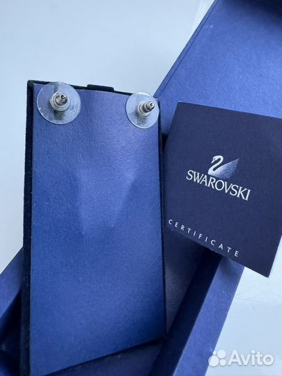 Swarovski комплект серьги и подвеска