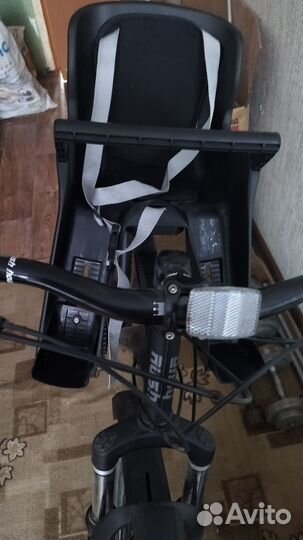 Детское кресло на велосипед переднее