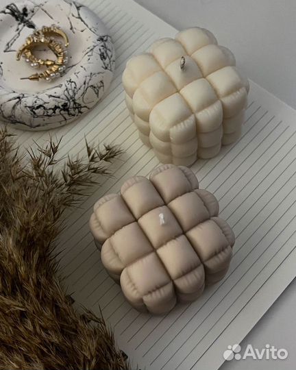 Свечи ручной работы декоративные подарочные