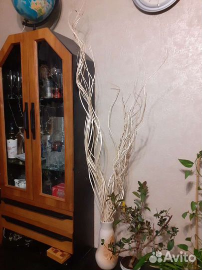 Ветки декоративные, спираль