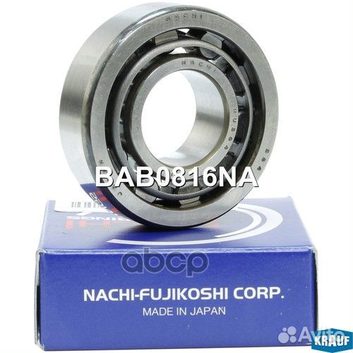 Подшипник генератора nachi Japan BAB0816NA Krauf