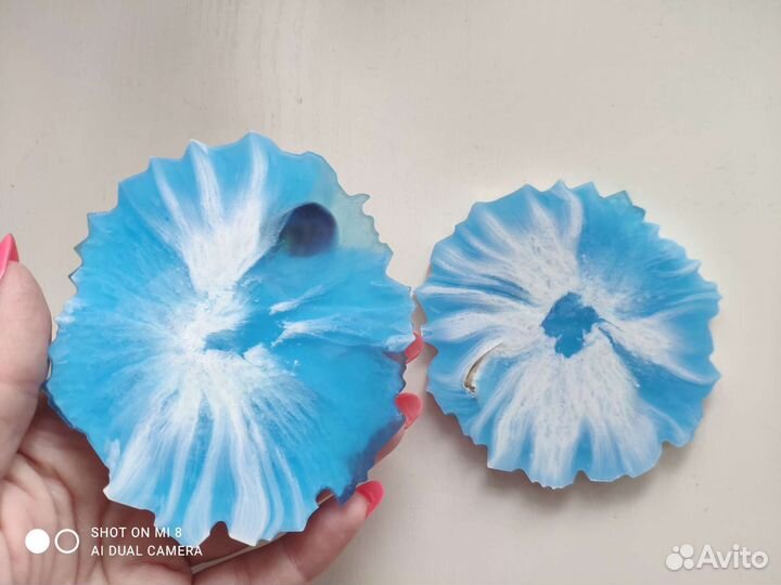 Подстаканники набор авторская работа из смолы