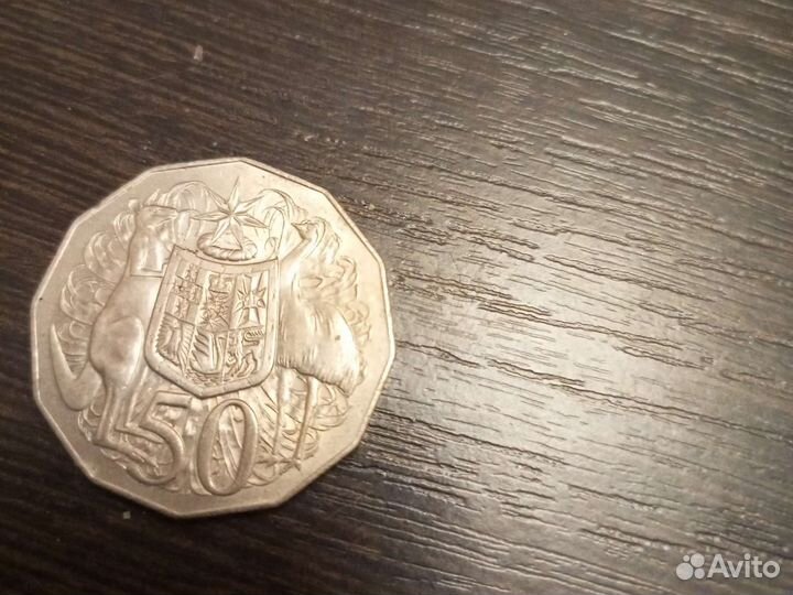 Австралийская монета 1972 года