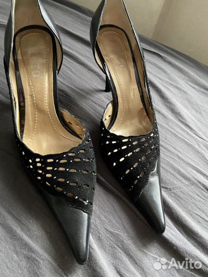 Женские туфли на каблуке винтаж