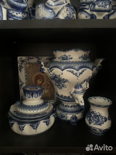 Гжель авторская посуда