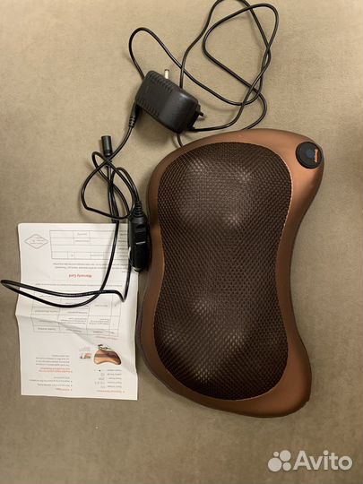 Массажная подушка для шеи