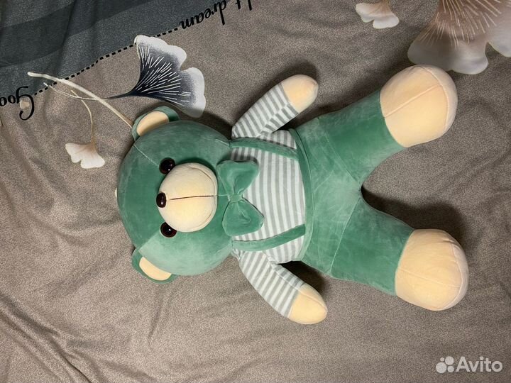 Детский плед игрушка в подарок на нг Медвежёнок