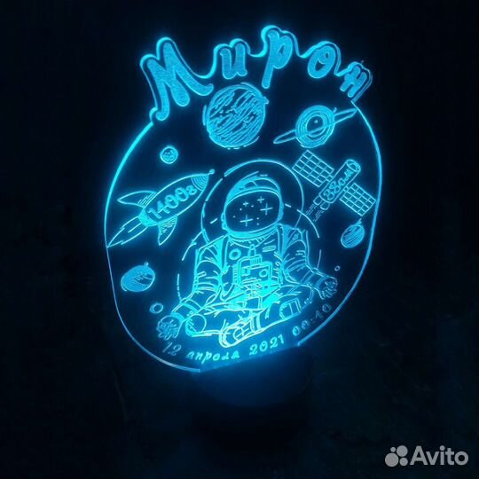 3D светильники, детские ночники