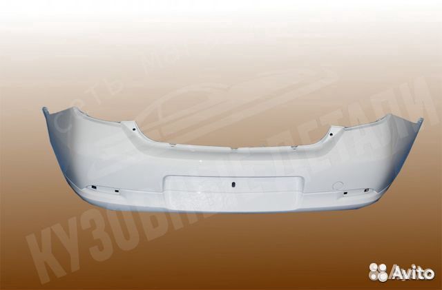 Бампер задний Рено Логан 2 с 2014г Все цвета