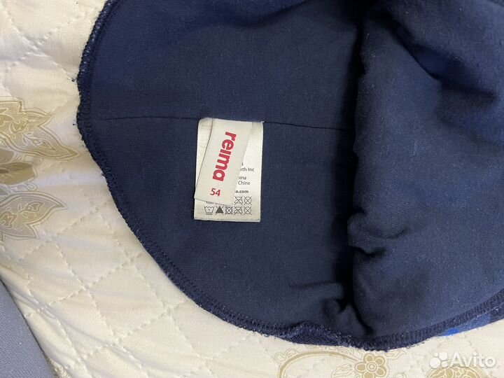 Шапка шлем зимняя reima 54 для мальчика