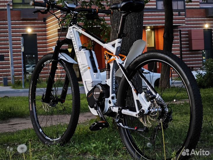 Горный электро велосипед Haibike Xduro двухподвес