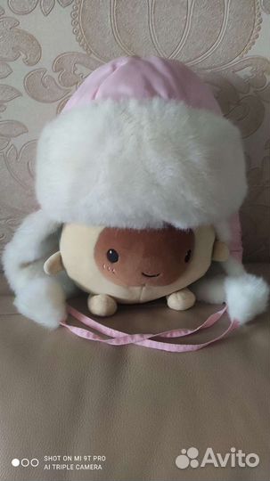 Шапка зимняя для девочки. Р.54