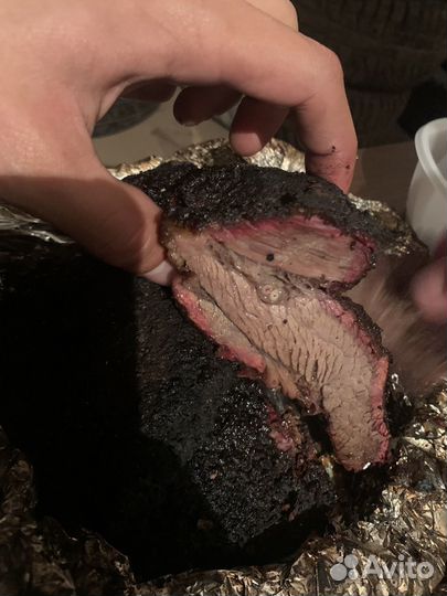 Техасский брискет (длительного копчения)