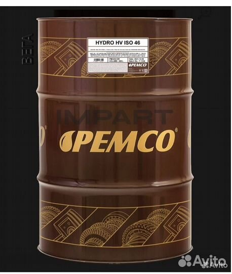 Масло гидравлическое pemco Hydro HV ISO 46 оптом