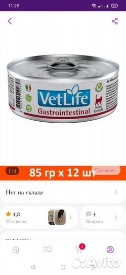 Корм для взрослых кошек при заболеваниях жкт