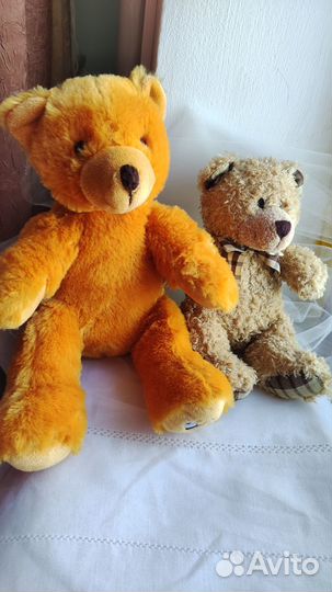 Мягкая игрушка жёлтый Мишка новый